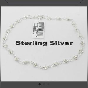 Giani Bernini Sterling Silver beaded bracelet 9 inch for wrist or a…